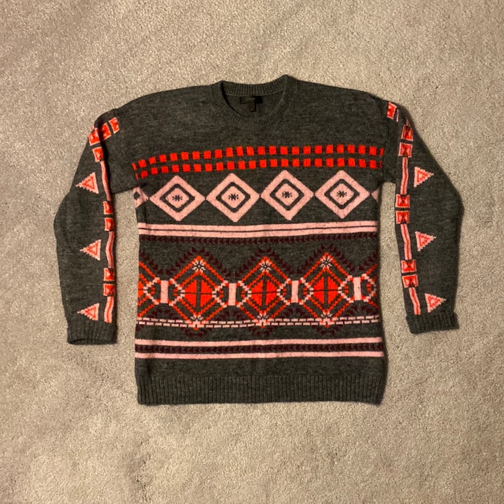 J. Crew fair isle sweater